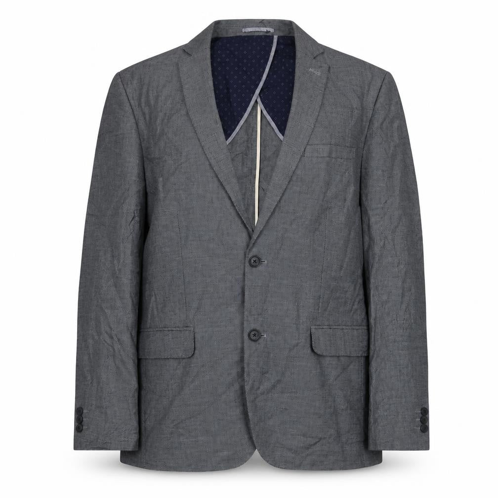 Next Mens Grey Cotton Jacket Blazer Size 42 Regular