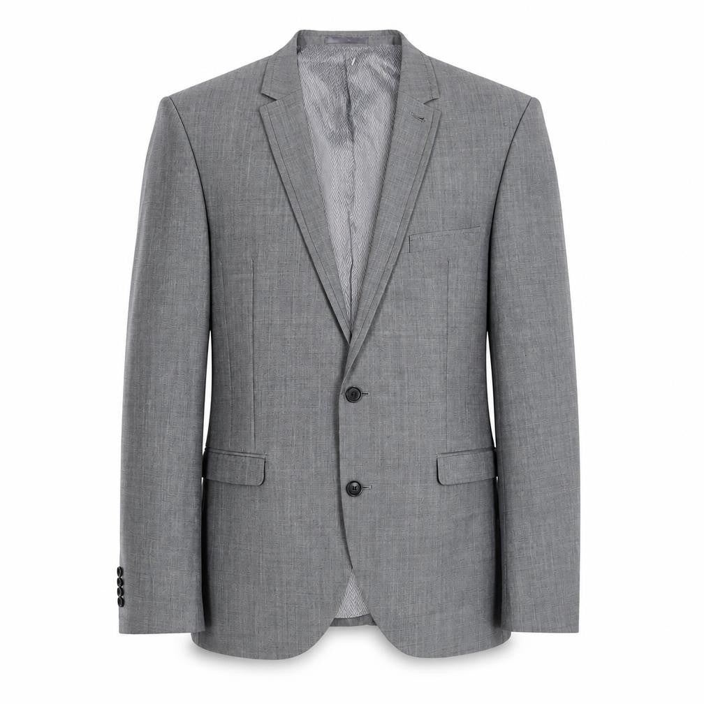 Next Mens Grey Wool Jacket Suit Jacket Size 40 Regular