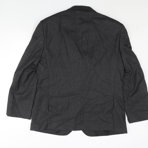 Marks and Spencer Mens Grey Polyester Jacket Suit Jacket Size 42 Regular