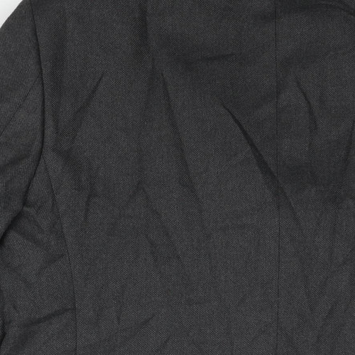 Marks and Spencer Mens Grey Polyester Jacket Suit Jacket Size 42 Regular