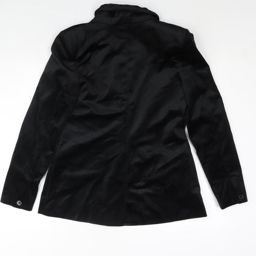 Very Womens Black Polyester Jacket Suit Jacket Size 10