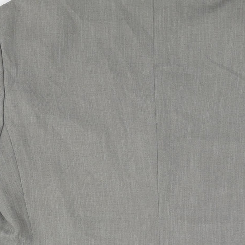 Wilson Mens Grey Polyester Jacket Suit Jacket Size 38 Regular