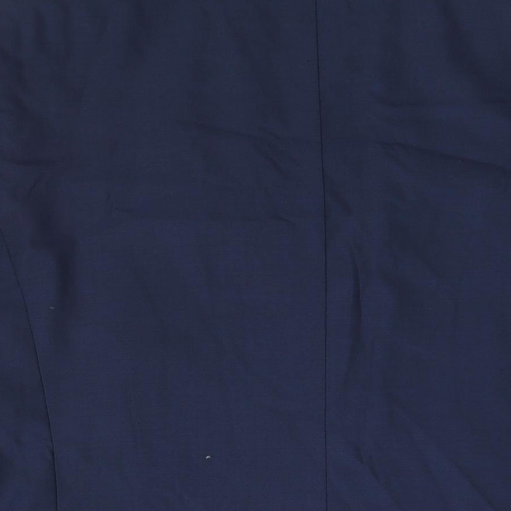 Marks and Spencer Mens Blue Wool Jacket Suit Jacket Size 42 Regular
