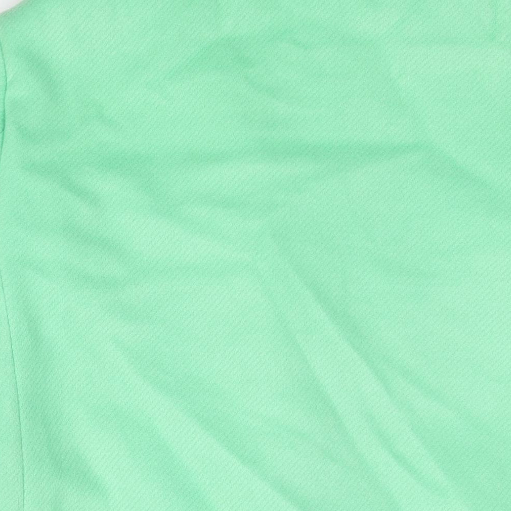Marks and Spencer Womens Green Overcoat Coat Size 8 Button