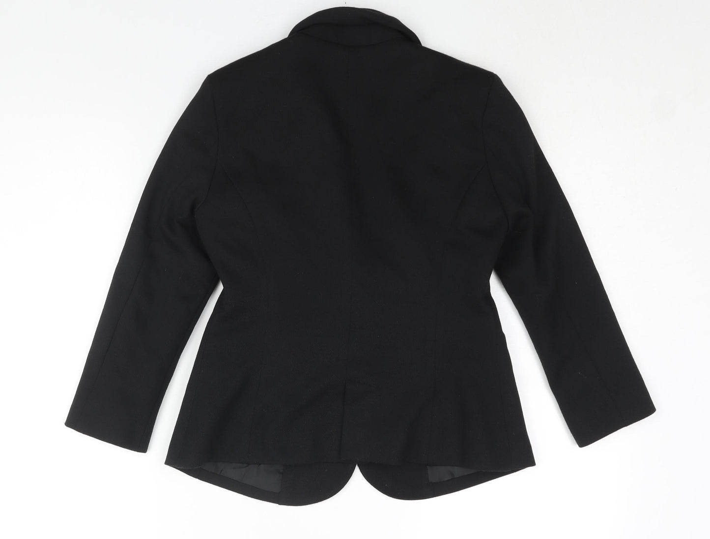 New Look Womens Black Polyester Jacket Suit Jacket Size 8