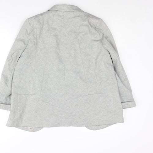 Wallis Womens Grey Jacket Blazer Size 14