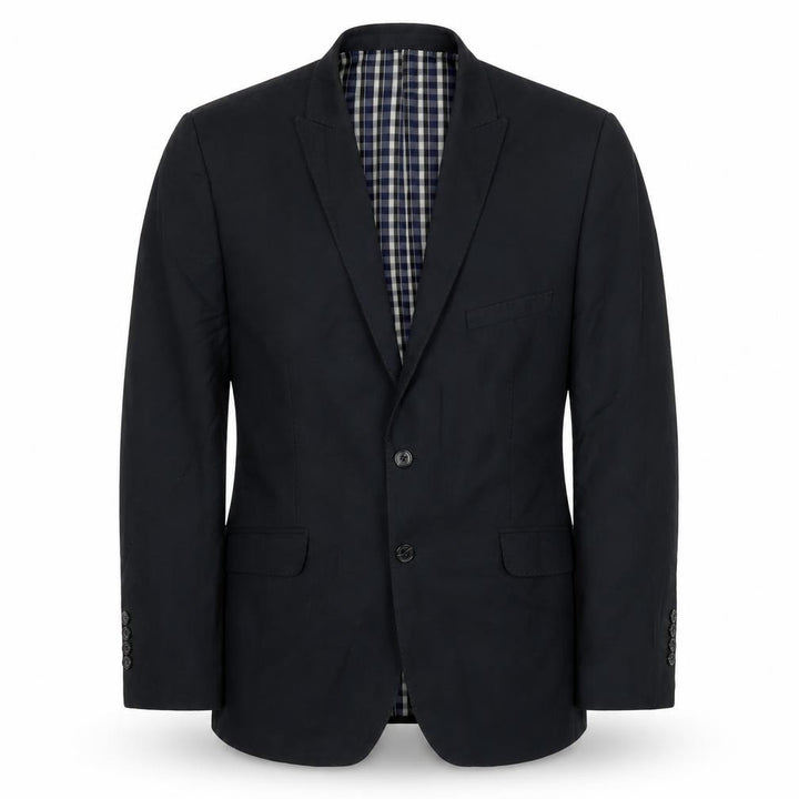 Supreme Mens Black Polyester Jacket Suit Jacket Size 40 Regular