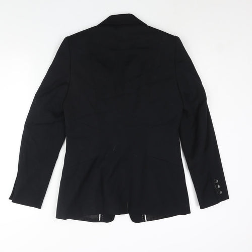 Marks and Spencer Womens Black Polyester Jacket Suit Jacket Size 10
