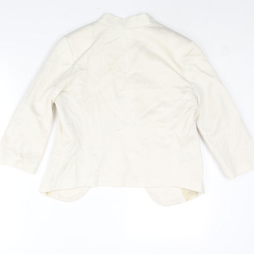 Red Herring Womens Ivory Jacket Size 14