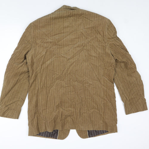 Douglas Mens Brown Cotton Jacket Blazer Size 44 Regular