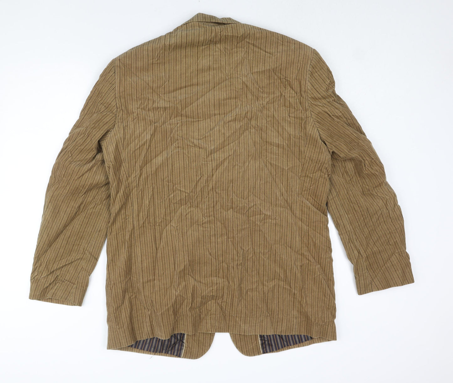 Douglas Mens Brown Cotton Jacket Blazer Size 44 Regular
