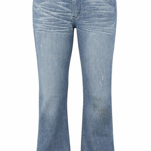 Levi's Womens Blue Cotton Bootcut Jeans Size 31 in L30 in Regular Zip - Starched