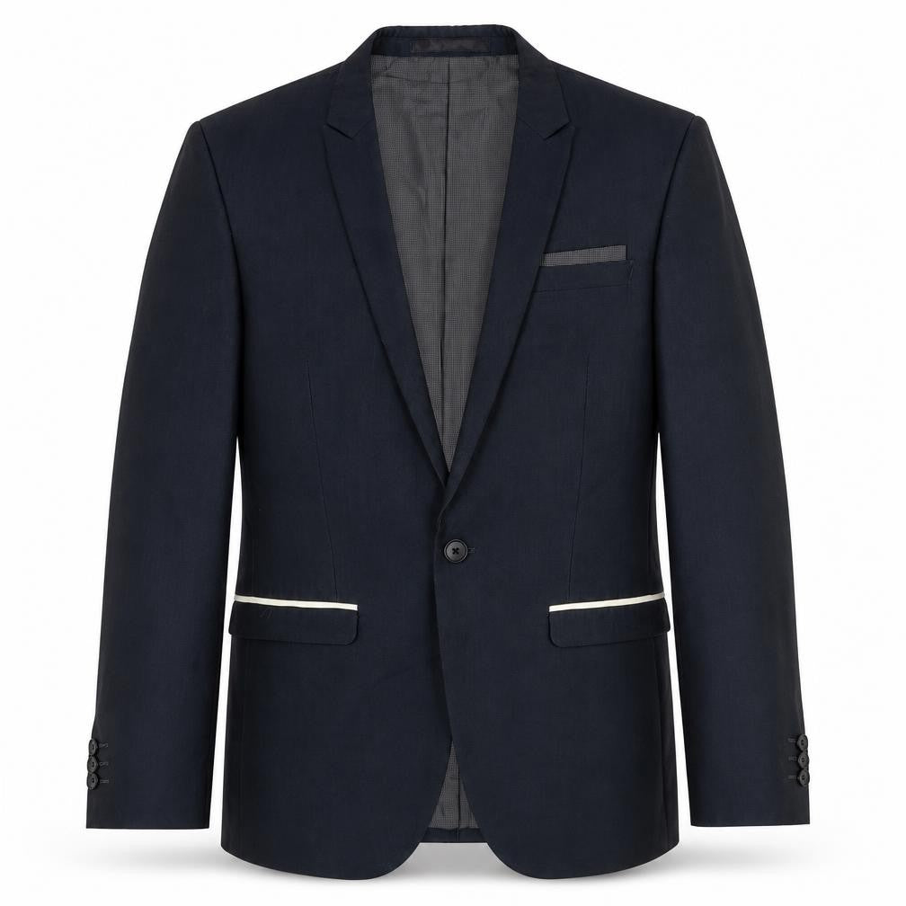 Next Mens Blue Polyester Jacket Suit Jacket Size 36 Regular