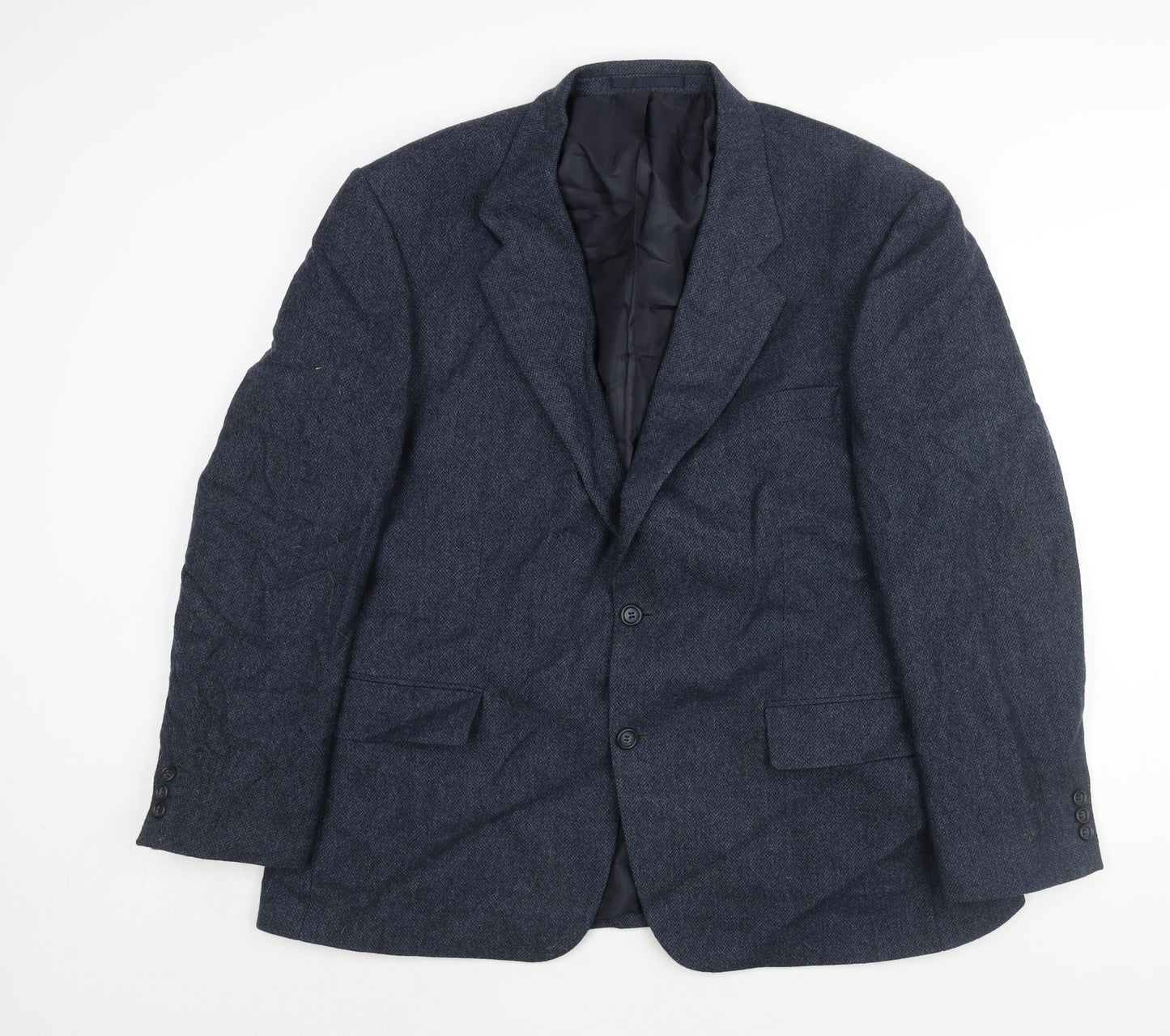Debenhams Mens Blue Wool Jacket Suit Jacket Size 46 Regular