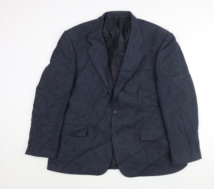 Debenhams Mens Blue Wool Jacket Suit Jacket Size 46 Regular