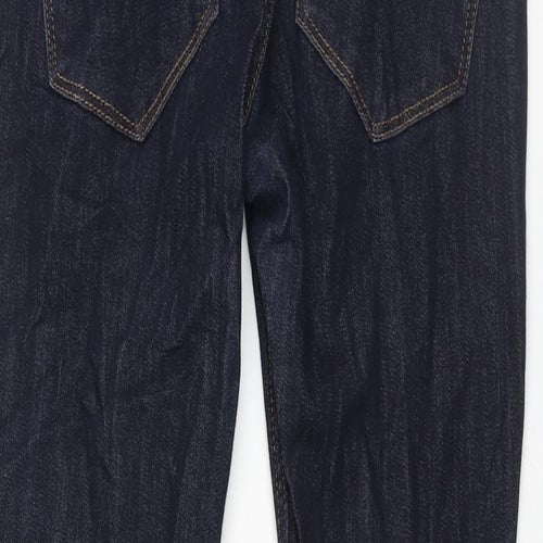 H&M Womens Blue Cotton Skinny Jeans Size 14 L30 in Regular