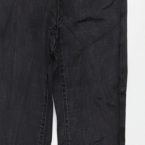 TU Womens Grey Cotton Skinny Jeans Size 12 L25 in Regular Zip