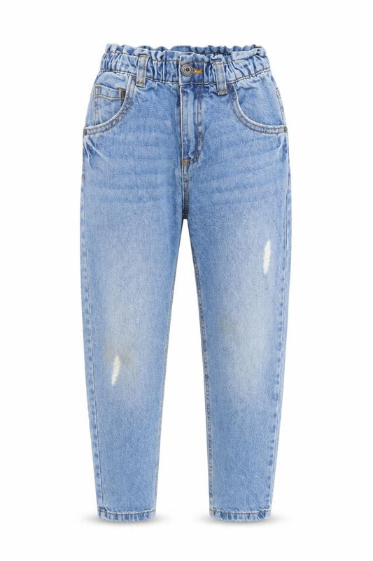TU Boys Blue Cotton Skinny Jeans Size 8 Years L20 in Regular Zip