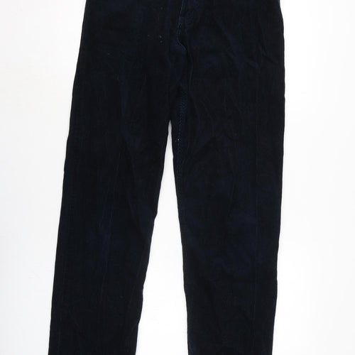 Blue Harbour Mens Blue Cotton Sweatpants Trousers Size 32 in L33 in Regular Tie