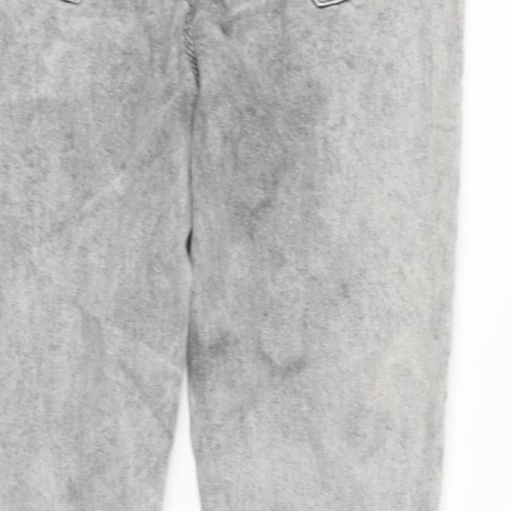 Papaya Womens Grey Cotton Blend Jegging Jeans Size 14 L31 in Regular