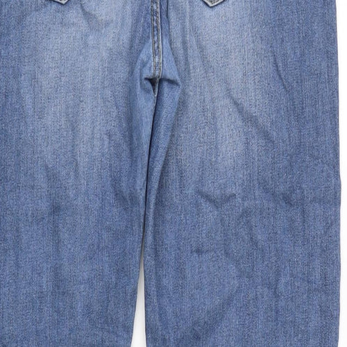 Cropp Mens Blue Cotton Straight Jeans Size 31 in L26 in Regular Zip