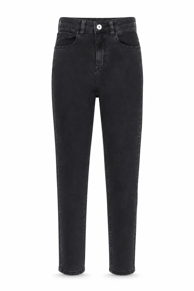 COLLUSION Womens Grey Cotton Blend Straight Jeans Size 24 in L30 in Regular Zip
