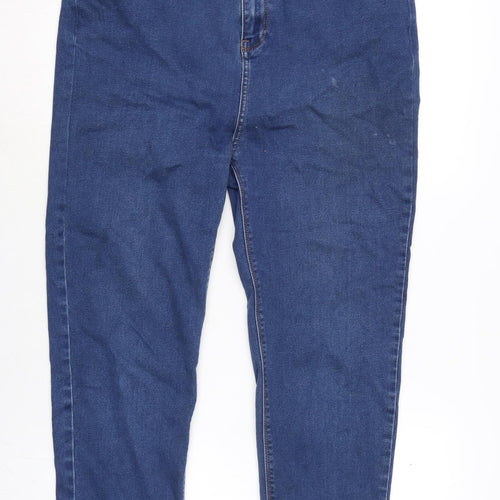 Alexa Womens Blue Cotton Blend Skinny Jeans Size 32 in L25.5 in Regular Zip