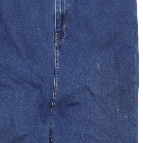 Alexa Womens Blue Cotton Blend Skinny Jeans Size 32 in L25.5 in Regular Zip