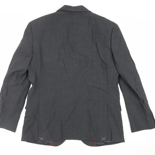 Marks and Spencer Mens Grey Wool Jacket Suit Jacket Size 40 Regular