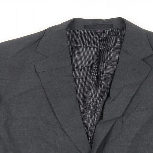 Marks and Spencer Mens Grey Wool Jacket Suit Jacket Size 40 Regular