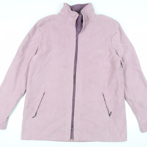 EWM Womens Pink Jacket Size 18 Zip