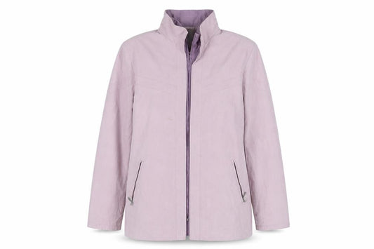 Front view of EWM women’s pink jacket, size UK 18, zip