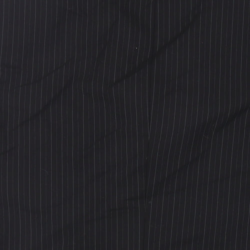 Marks and Spencer Mens Black Striped Wool Jacket Suit Jacket Size 42 Regular