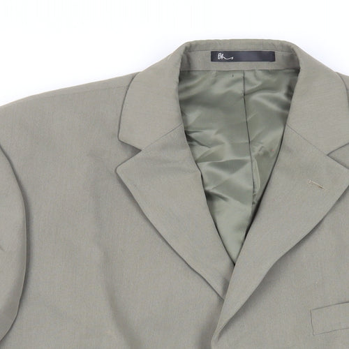 BHS Mens Beige Polyester Jacket Blazer Size 42 Regular
