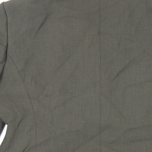 Richards Womens Green Jacket Blazer Size 14 Button
