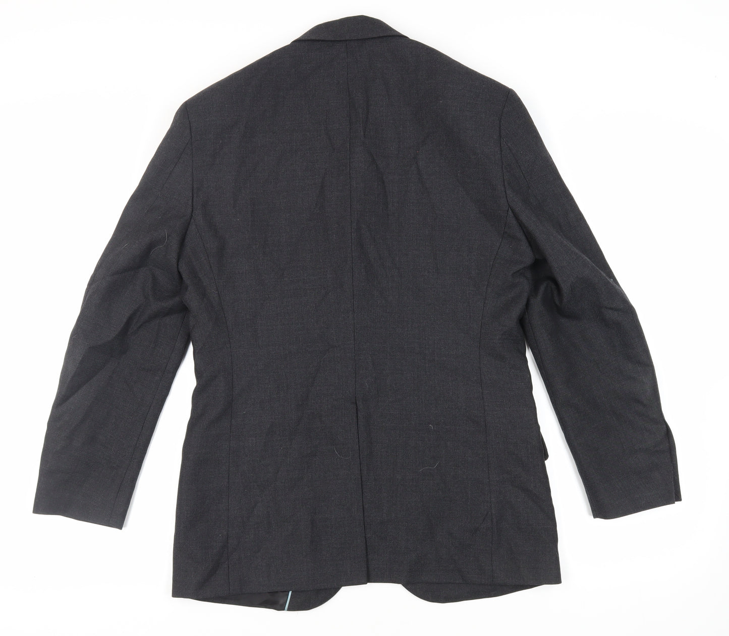Alexandra Mens Grey Polyester Jacket Suit Jacket Size 36 Regular