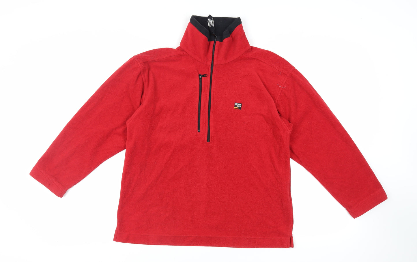 Sprayway Mens Red Polyester Pullover Sweatshirt Size M