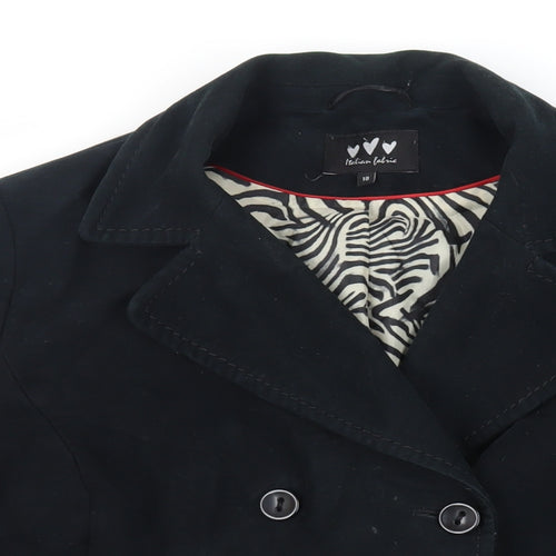 Per Una Womens Black Jacket Size 18 Button