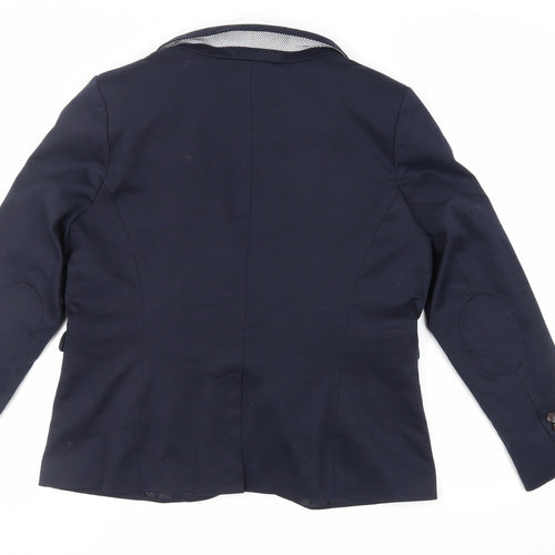 Dunnes Stores Womens Blue Jacket Blazer Size 18 Button