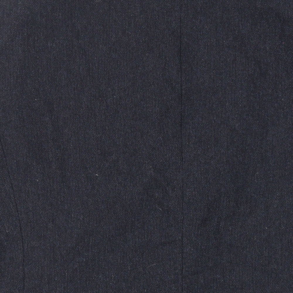 NEXT Mens Grey Polyester Jacket Suit Jacket Size 40 Regular