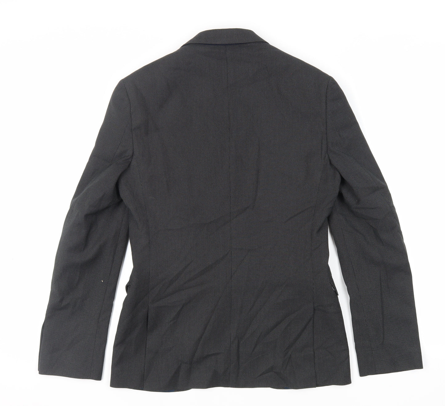 Lambretta Mens Grey Polyester Jacket Suit Jacket Size 36 Regular