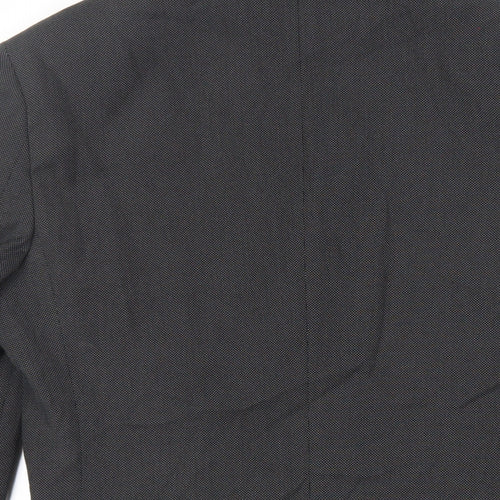 Lambretta Mens Grey Polyester Jacket Suit Jacket Size 36 Regular