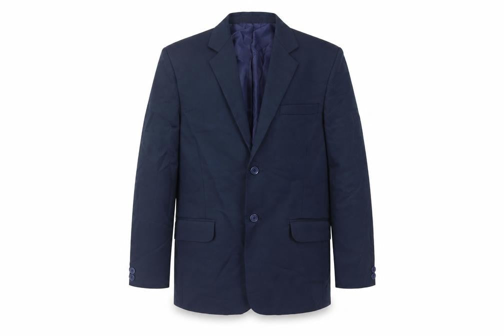 Romario Boys Blue Jacket Blazer Size 12 Years Button