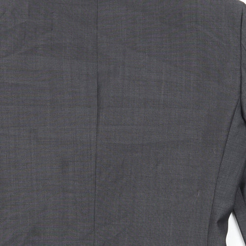 NEXT Mens Grey Wool Jacket Suit Jacket Size 34 Regular
