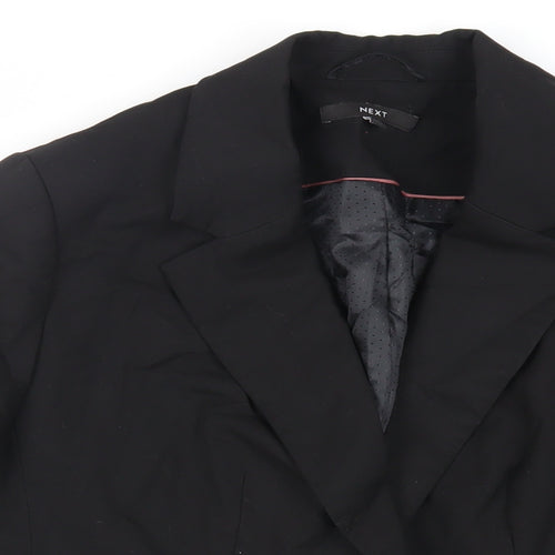 NEXT Womens Black Jacket Blazer Size 16 Button