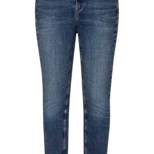 The White Company Womens Blue Cotton Skinny Jeans Size 8 L31 in Regular Zip