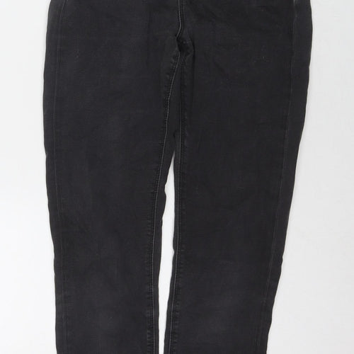 ASOS Womens Grey Cotton Skinny Jeans Size 28 in L32 in Regular Zip