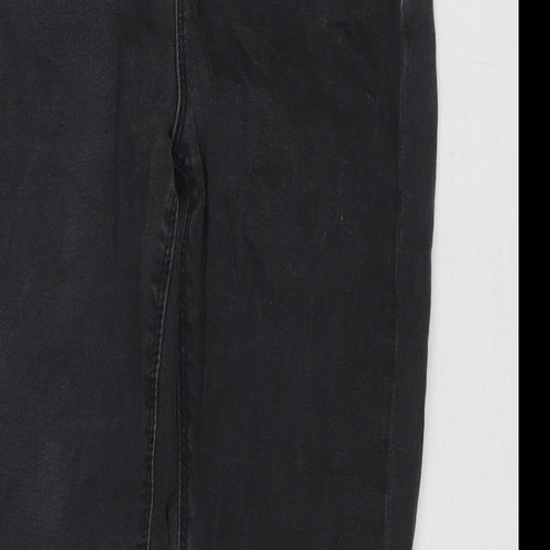 ASOS Womens Grey Cotton Skinny Jeans Size 28 in L32 in Regular Zip