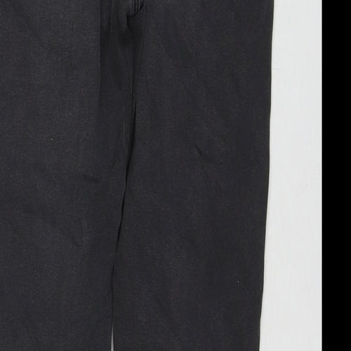 ASOS Womens Grey Cotton Skinny Jeans Size 28 in L32 in Regular Zip