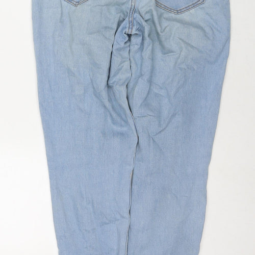New Look Womens Blue Cotton Skinny Jeans Size 10 L28 in Regular Zip